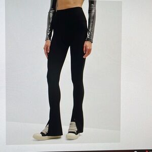 Norma Kamali, spats leggings, size large.  NWT.  Boot cut- very soft/stretchy.